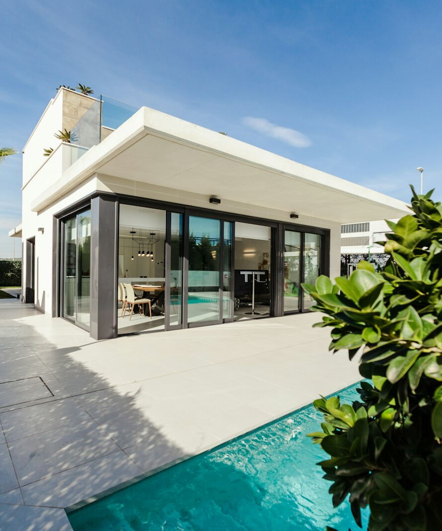 Villa mit Seeblick